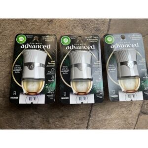 Air Wick Advanced Plug-in-Scented Oil Warmers lot of 3! New/Sealed